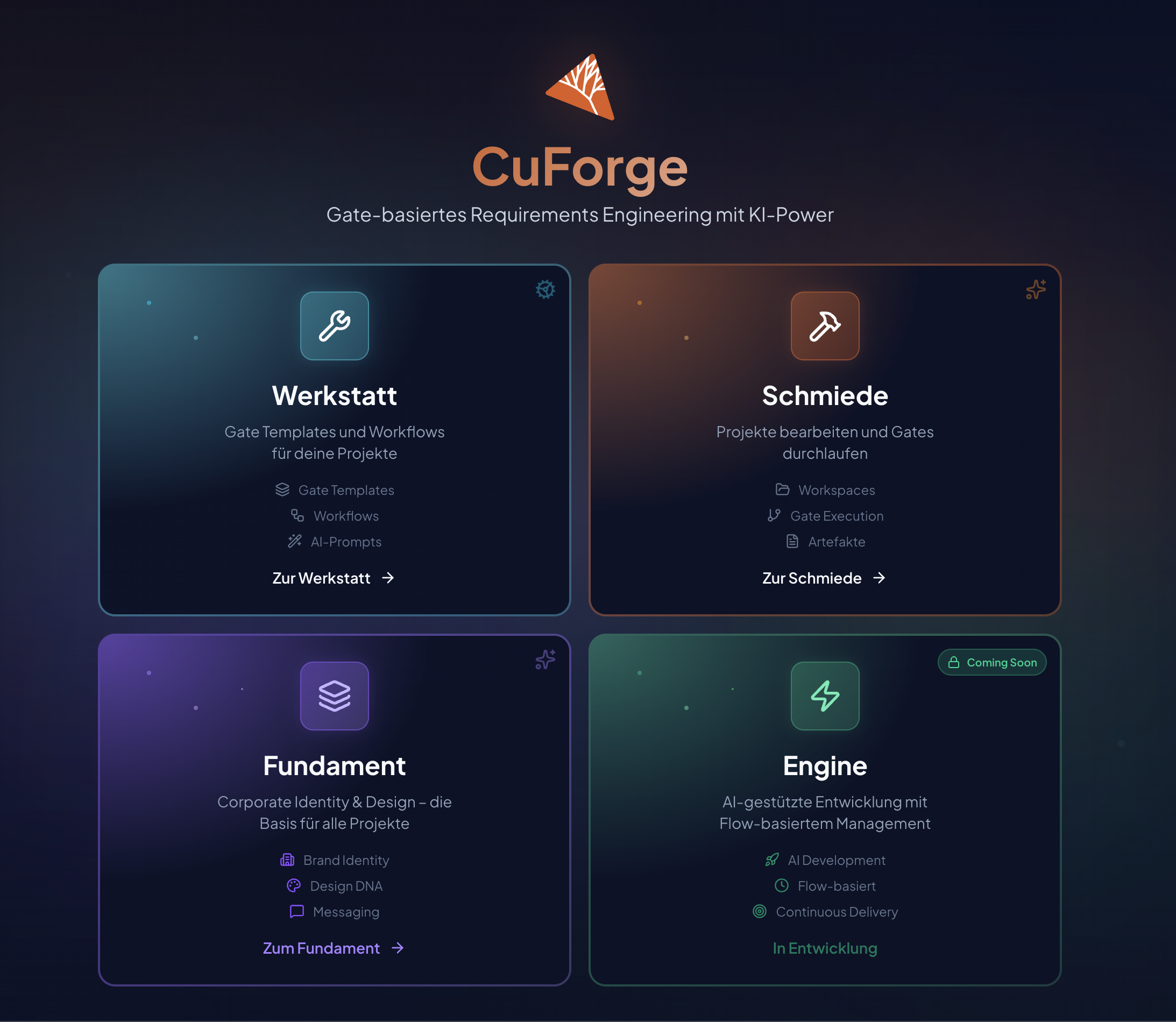 CuForge Dashboard